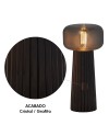 FARO * SOBREMESA LED NEGRO
